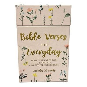 NWT Floral Bible Verses for Everday Scripture Cards Box